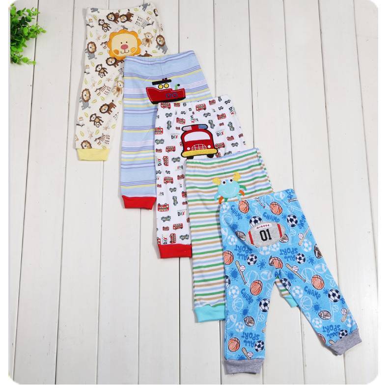 Cartoon print children's leggings 5 pieces - Cindi Book