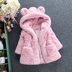 A girl's fur coat for autumn and winter - Cindi Book