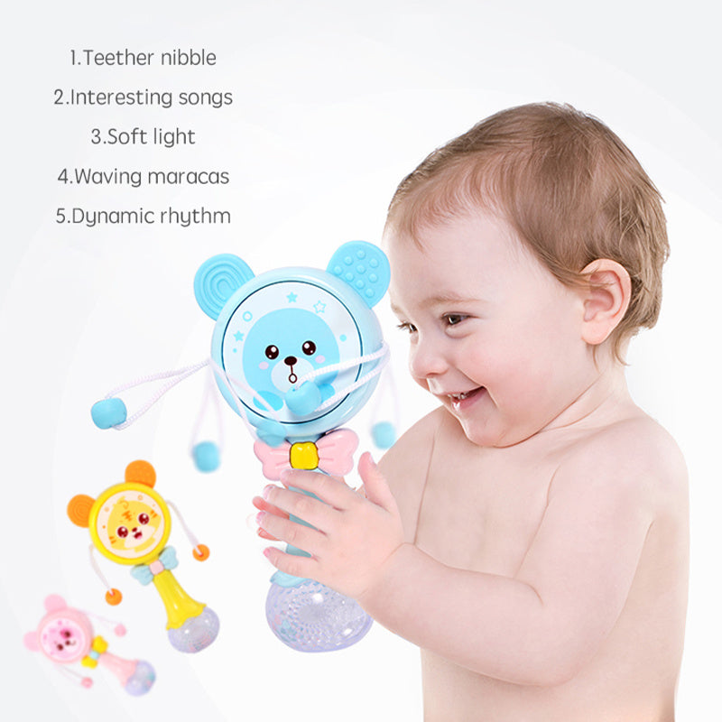 Baby Music Teether Rattle Animals Cartoon Toys - Cindi Book