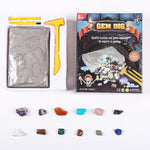 Gem Dig Kit Dig Up 17 Gems STEM Science &amp Educational Toys Make Great Kids Activities - Cindi Book