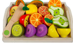 Toy Cutting Play Trading Fruit Pretend Play Set - Cindi Book