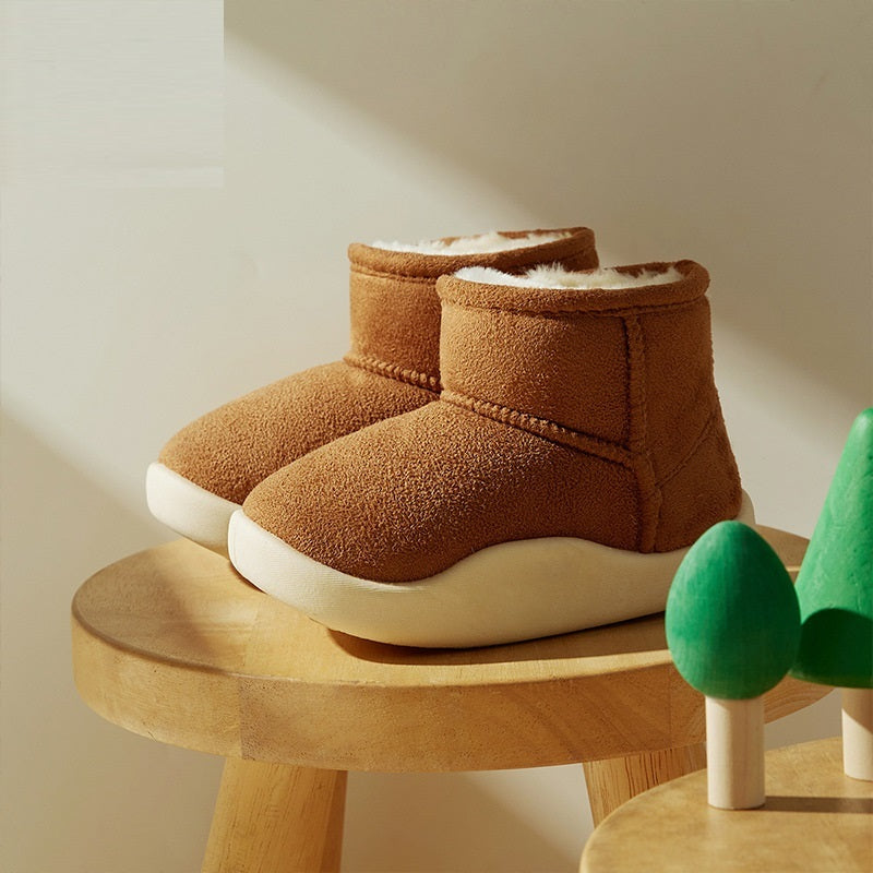 Baby Anti-Skid Boy Plush Warm Cotton Boots