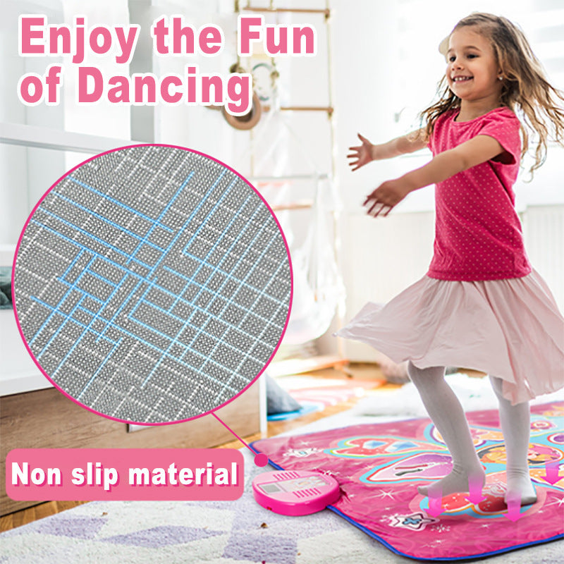 Cross-border Children's Electronic Dancing Mat Wireless Princess Dance Mat Pedal Game Mat Music Blanket Girl Boy Toy - Cindi Book