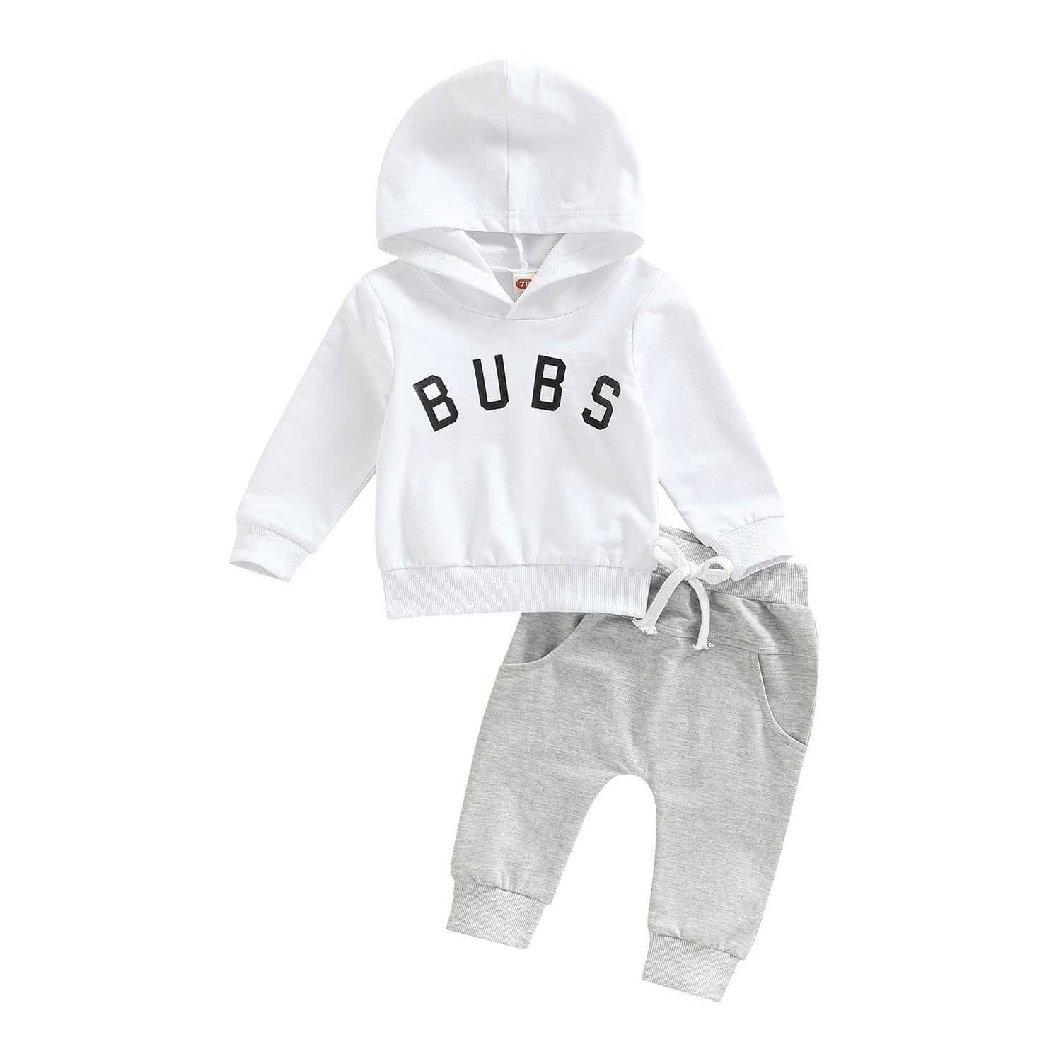 Boys' Letter Printed Hoodie Trousers Suit - Cindi Book