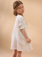 Cotton Double Layer Cotton Yarn Girls Dress - Cindi Book