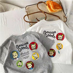Summer Boys And Girls Fashion Short Sleeve T-shirt - Cindi Book