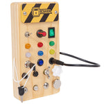 Children's Wooden LED Busy Board Creative Toys - Cindi Book