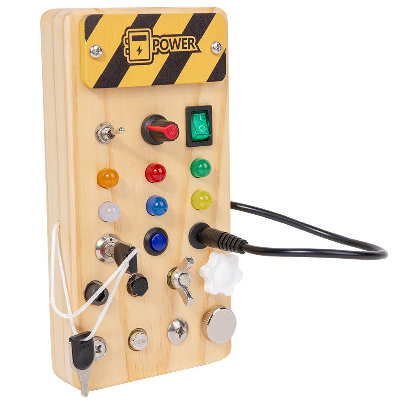 Children's Wooden LED Busy Board Creative Toys - Cindi Book