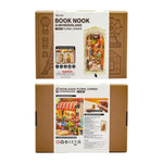 Rolife Floral Corner DIY Book Nook Shelf Insert Kit 3D Wooden Dollhouse For Gift - Cindi Book