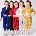 Childrens Sequined Hip-hop Street Dance Performance Cheerleading Team Sportswear - Cindi Book