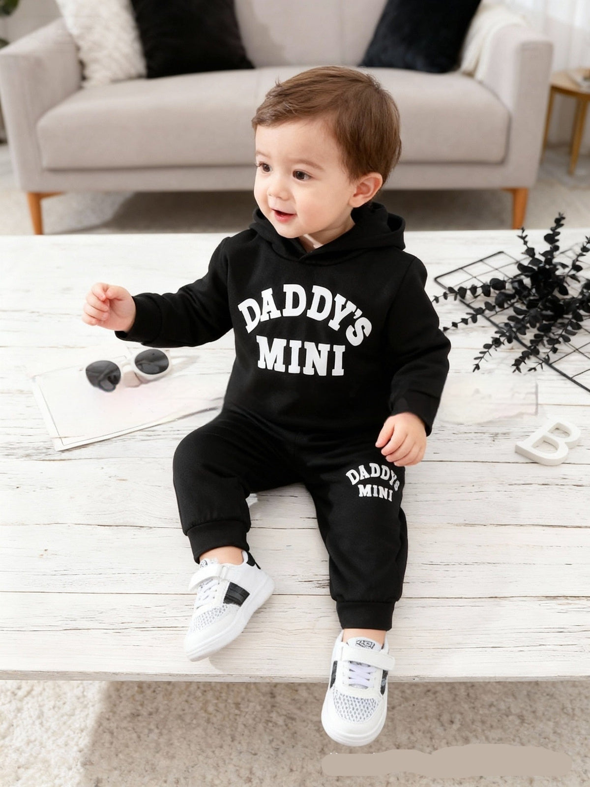 Trendy Cool Kids Casual Sports Hoodie Set - Cindi Book