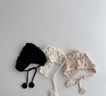 Breathable Lace Up Earflaps Woolen Hat Girl - Cindi Book