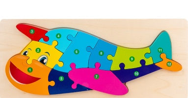Children's Cartoon Number Animal Puzzle - Cindi Book