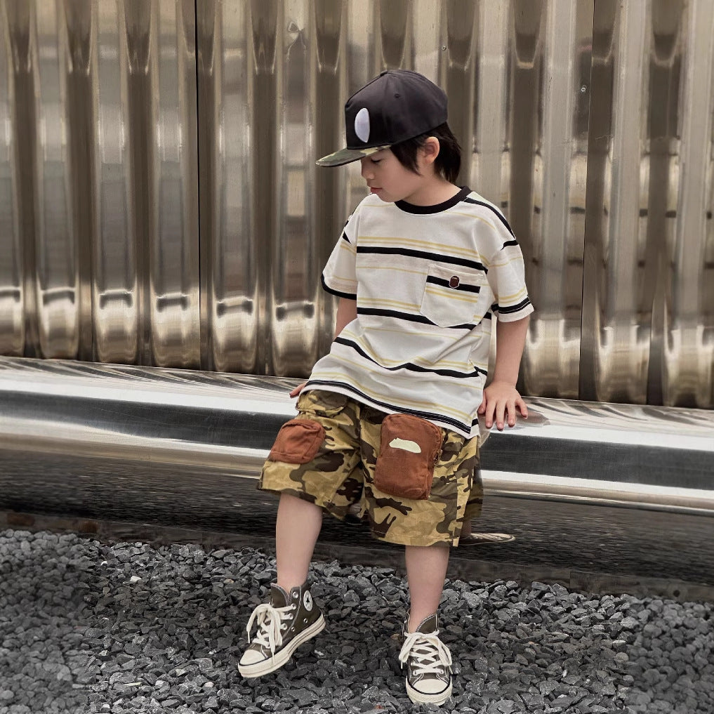 Japanese Fashion Brand Children's Clothing Boys and Girls Baby's Top