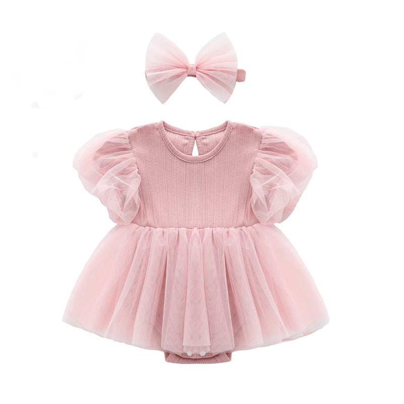 Baby Girl Summer Pure Cotton Princess Dress - Cindi Book
