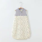 Baby Sleeping Bag Double Layer Patchwork Stand-up Collar Gauze Waistcoat Sleeping Bag - Cindi Book