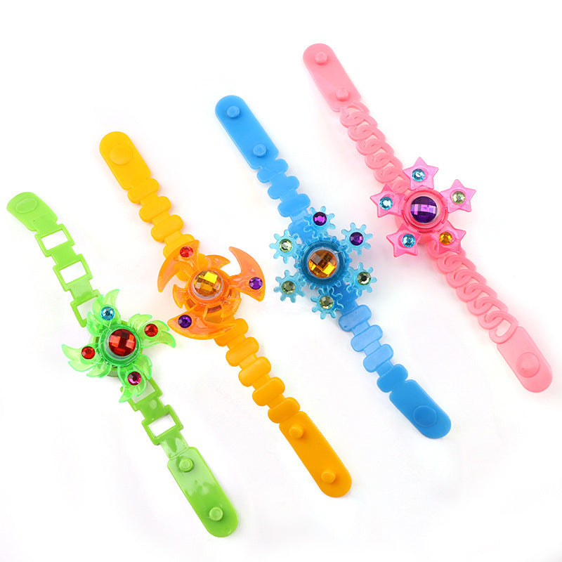 Luminous LED Light Fidget Spinner Hand Top Spinners Glow In Dark Light EDC Figet Spiner Finger Stress Relief Toys Kid's Bracelet - Cindi Book