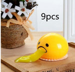 Puking Ball Brother Egg Yolk Pinch Vomit Spoof And Play Tricky Toys - Cindi Book
