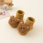 Newborn Baby Spring And Autumn Mid-calf Glue Dispensing Non-slip Room Socks Baby Socks - Cindi Book