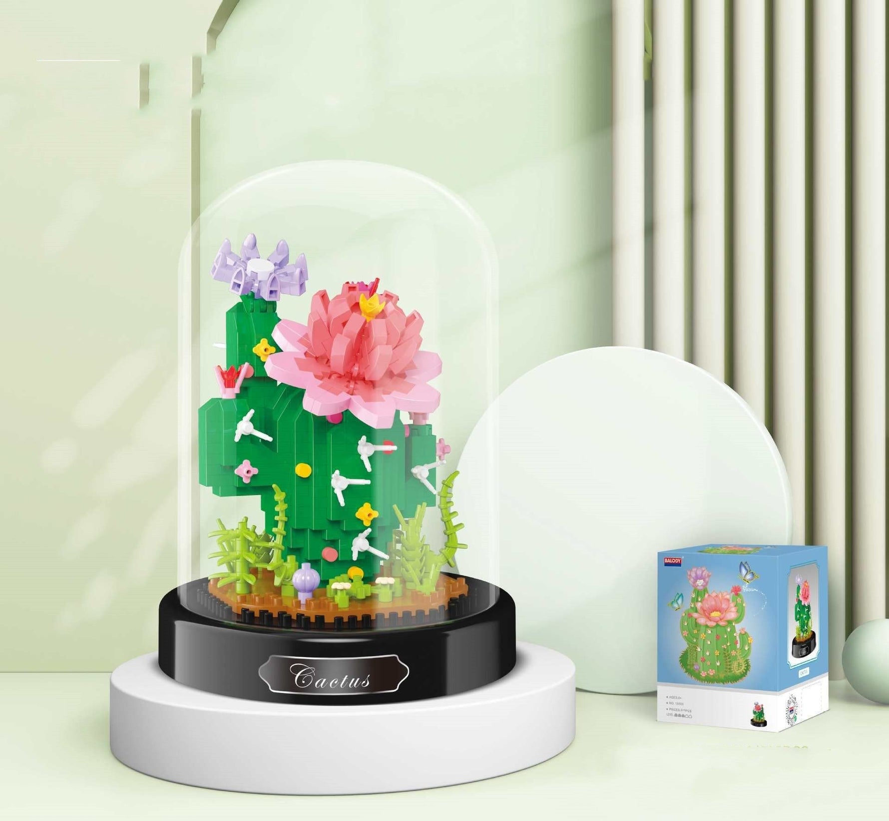 Small Particle Assembly Rose Decoration Toys - Cindi Book