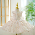 Champagne-colored High-end Piano-style Tutu Performance Outfit - Cindi Book
