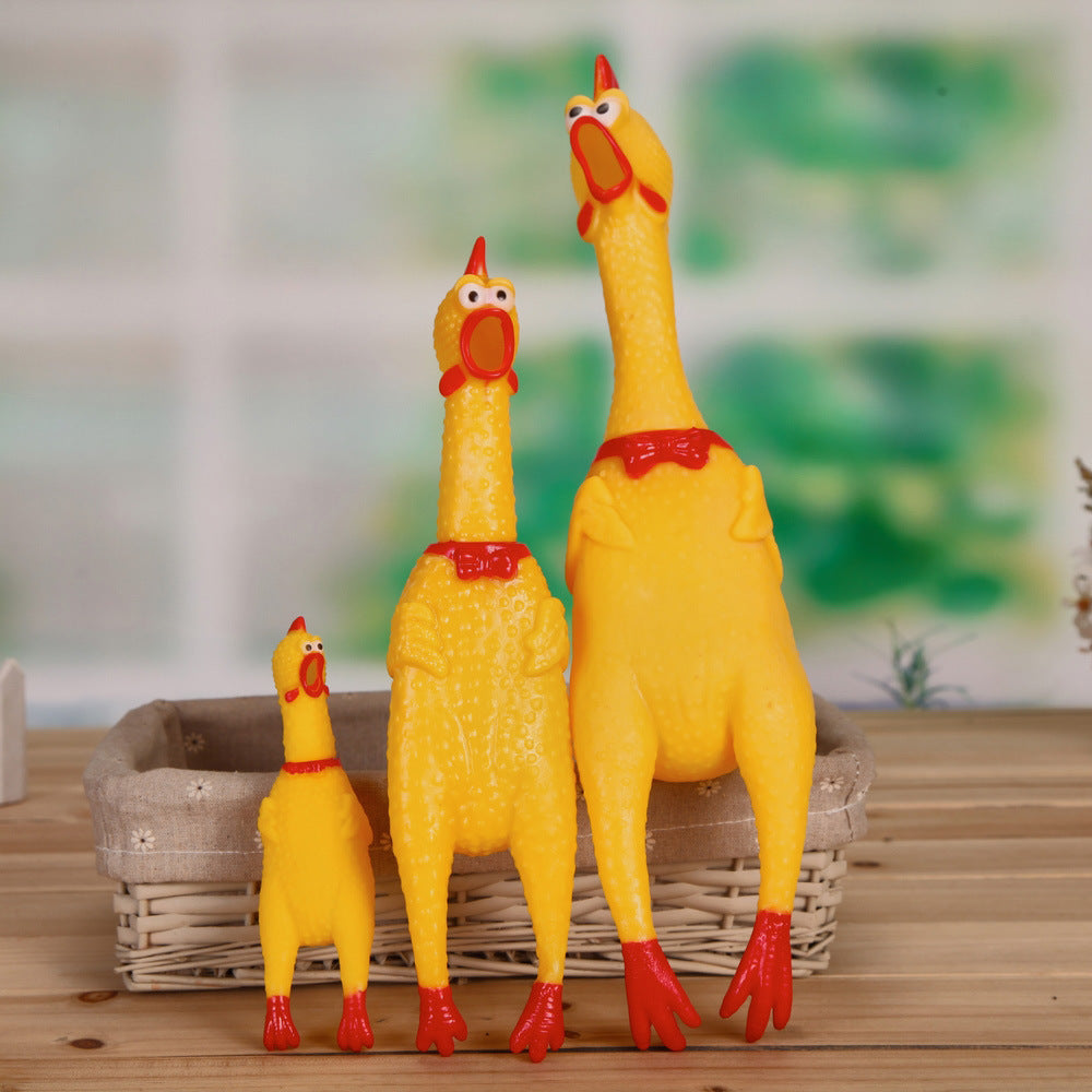 Screaming Chicken Pet Toy Venting Screaming Creative Prank - Cindi Book