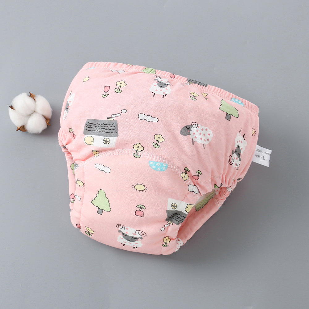 Washable 6-layer Breathable Gauze Baby Diaper Cover - Cindi Book
