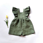 Children's Clothing Infant Cotton And Linen One-piece Shorts Strap - Cindi Book