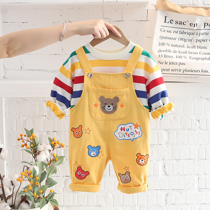 Boys' Top Overalls Suit - Cindi Book