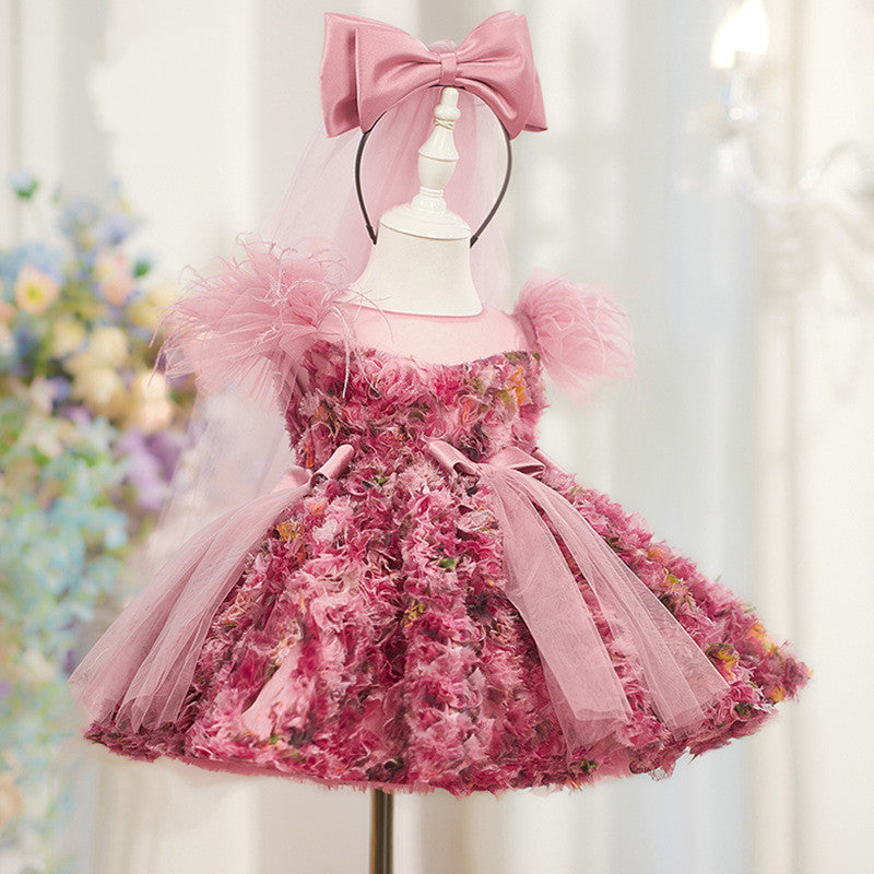 Little Girls Tutu Dress For A First Birthday Celebration - Cindi Book