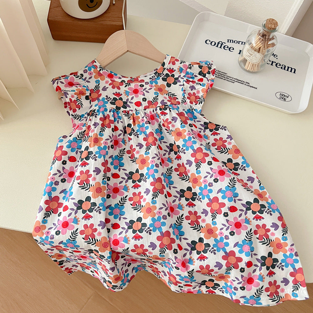 Girls Fashion Sleeveless Breathable Dress - Cindi Book