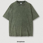 Washed Round Neck Short Sleeve Batik Children's T-shirt - Cindi Book