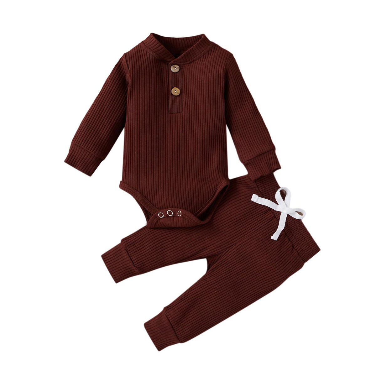 Boys And Girls Stand-up Collar Jumpsuit Long-sleeved Romper Trousers Two-piece Set - Cindi Book