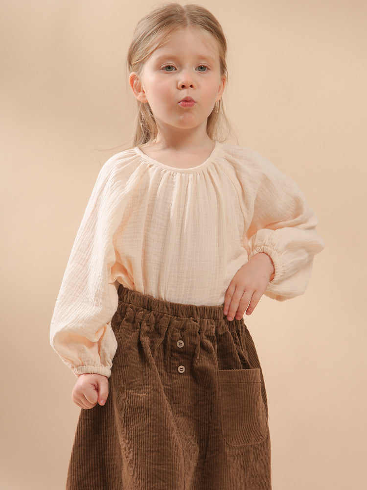 Cotton Double-layer Gauze Shirt Spring And Autumn Shirts - Cindi Book