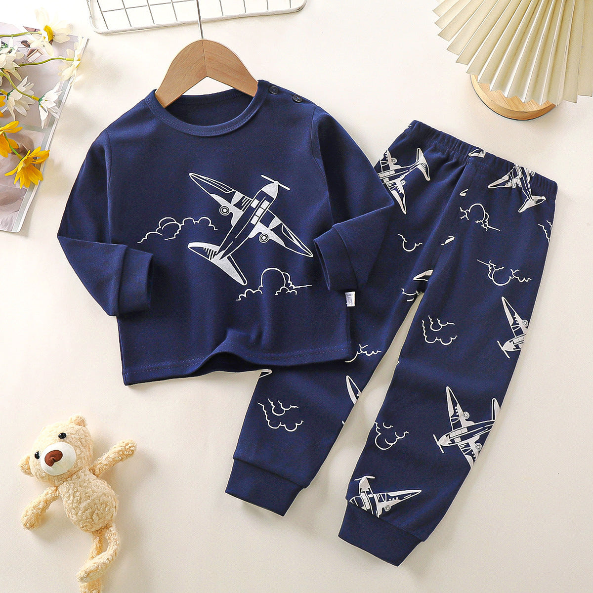 Cotton Autumn New Boys' Pajamas Suit - Cindi Book
