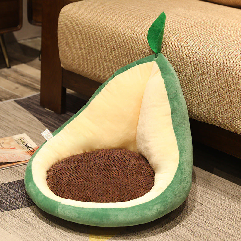 Kawaii Multifunction Plush Fruit Soft Stuffed Cactus Avocado Carrot Pillow Toys Home Office Decor Chair Seat Cushion - Cindi Book