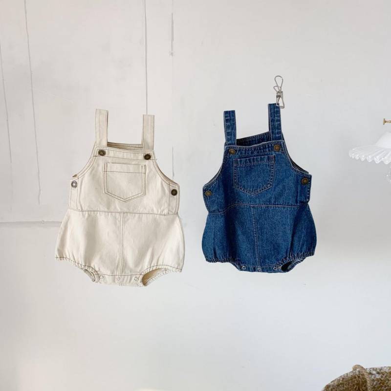 Bib Shorts All-match Korean  Western Style Denim Jumpsuit - Cindi Book