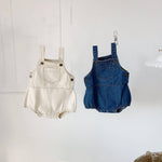 Bib Shorts All-match Korean  Western Style Denim Jumpsuit - Cindi Book