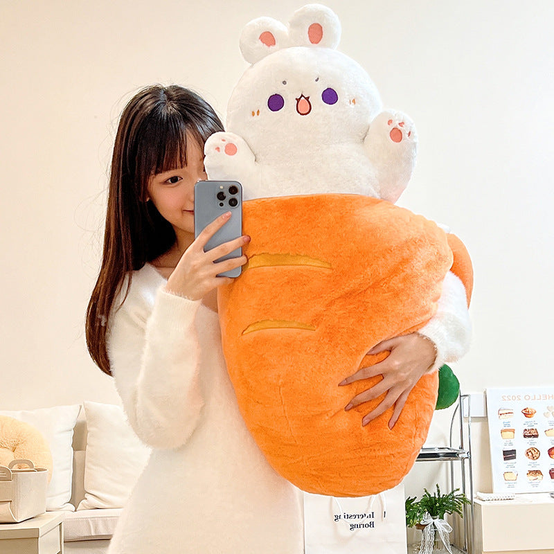 Radish Rabbit Doll Cat Pillow Toy - Cindi Book