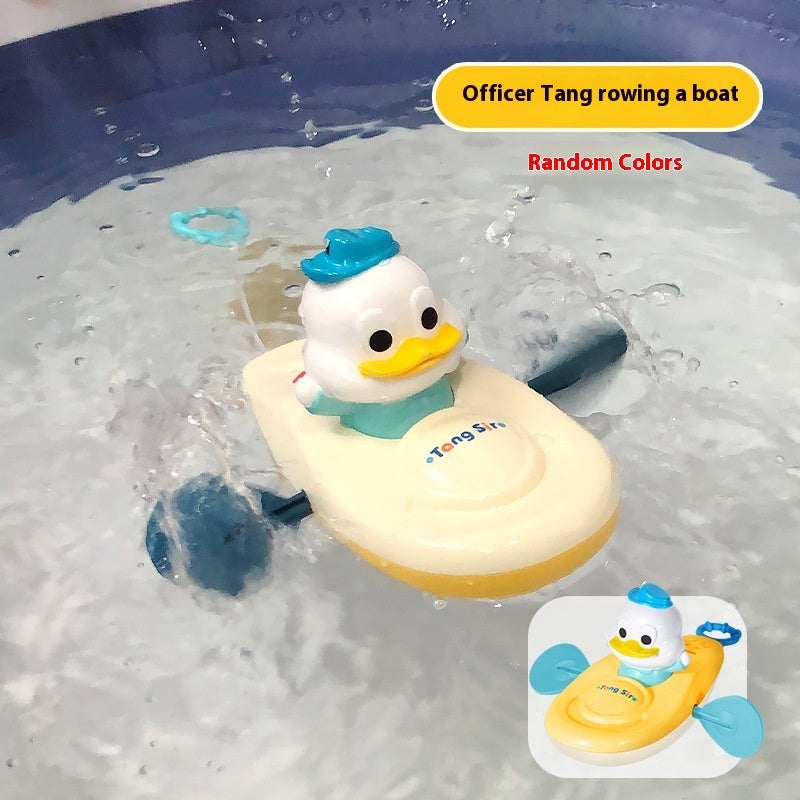 Baby Yellow Duck Playing In The Water Toy Kayaking - Cindi Book