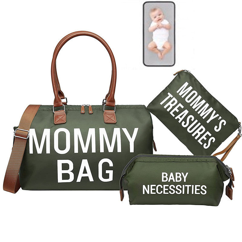 3-piece Portable Bag Set For Moms On Trips - Cindi Book