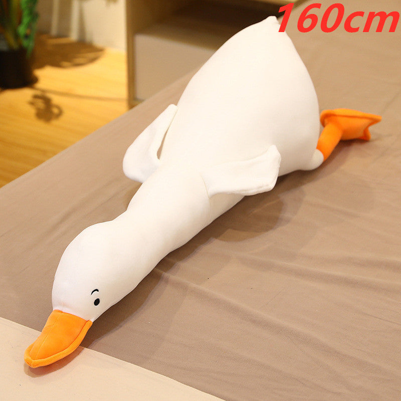 Cross-Border Hot Sale Big White Goose Doll Plush Toy Bed Sleeping Pillow Cushion Girl Child Doll Doll - Cindi Book