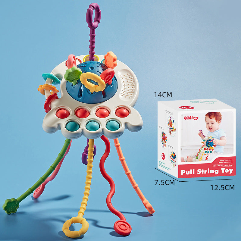 Baby's Funny Finger Puff Toy Can Be Pressed - Cindi Book