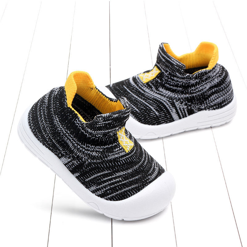 Spring Children''s Single Shoe Soft Sole Walking Shoes Non Slip Breathable Baby Shoes - Cindi Book