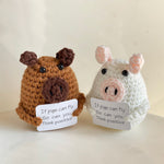 Funny Animal Crocheted Toy Creative Gift - Cindi Book