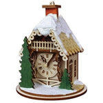 Old World Christmas Alpine Time Clock Shoppe Ornament - hand-blown glass Christmas tree ornament (view 2)
