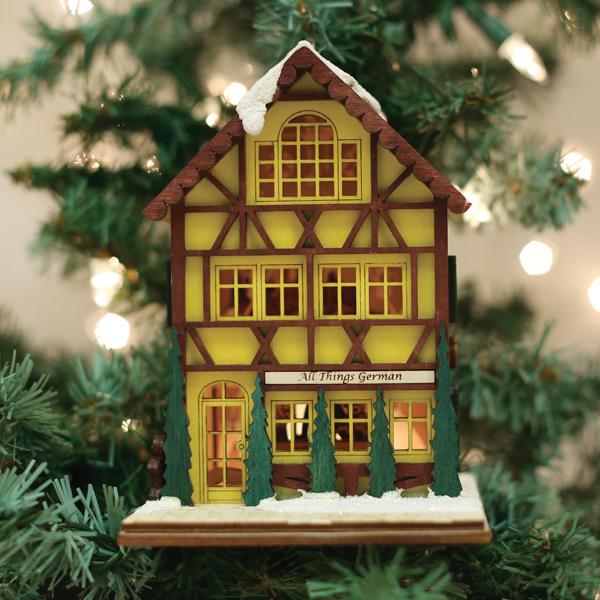 Old World Christmas All Things German Ornament - hand-blown glass Christmas tree ornament