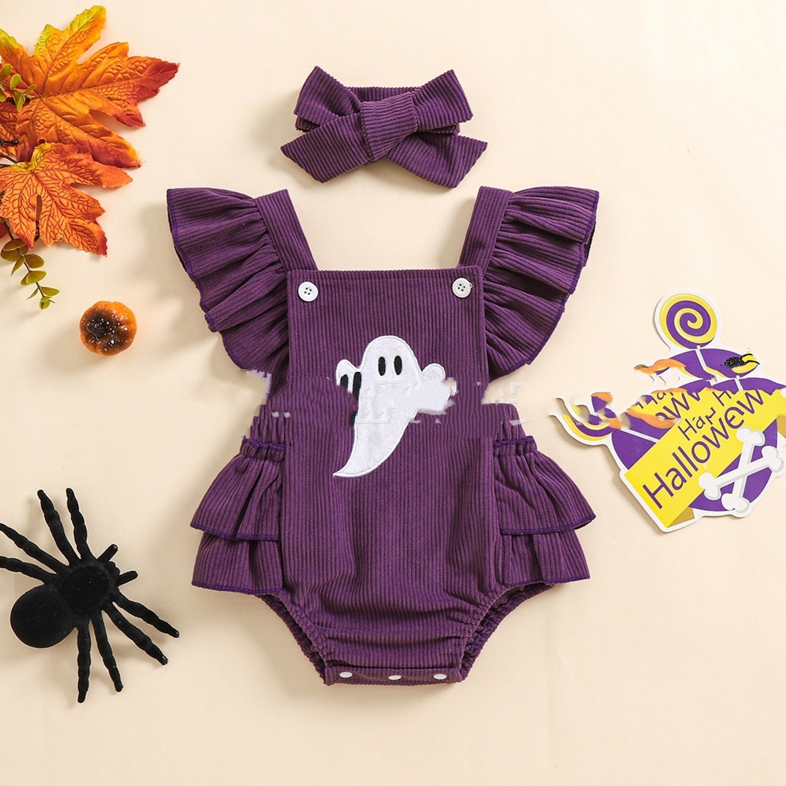 Baby Halloween Toddler Carrier Towel Embroidery Triangle Climbing Hip-wrapped Pants - Cindi Book
