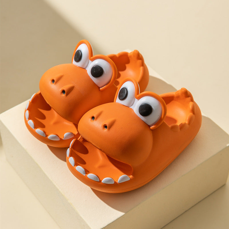 Kids Dinosaur Slippers Wholesale Summer Cartoon Parent Child Outdoor Home EVA Sandals Women Men Kids Cute Slippers Baby Shoes - Cindi Book