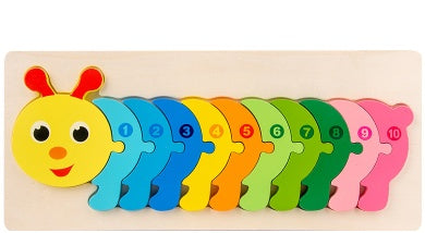 Children's Cartoon Number Animal Puzzle - Cindi Book